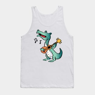 Cartoon crocodile Tank Top